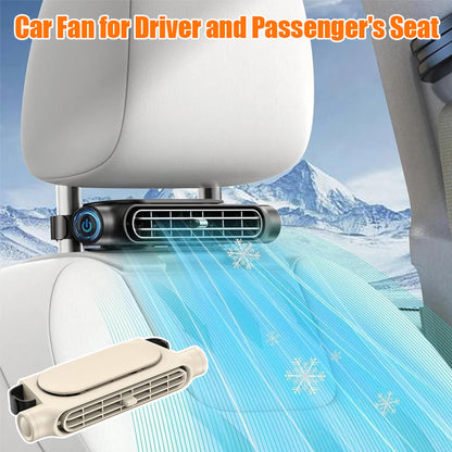 🌀PROMOÇÃO DE VERÃO: 50% DE DESCONTO🚗Ventilador de refrigeração ajustável para os bancos do condutor e do passageiro