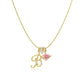 💖 ÚLTIMO DIA – 57% DE DESCONTO ✨ Colares com pingente de 3 camadas com iniciais de A a Z 🎀 | Personalizados e elegantes