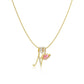 💖 ÚLTIMO DIA – 57% DE DESCONTO ✨ Colares com pingente de 3 camadas com iniciais de A a Z 🎀 | Personalizados e elegantes