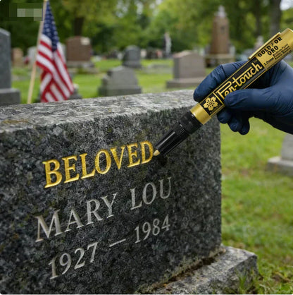 🐦Caneta Golden Tombstone para restaurar inscrições desbotadas em lápides