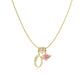 💖 ÚLTIMO DIA – 57% DE DESCONTO ✨ Colares com pingente de 3 camadas com iniciais de A a Z 🎀 | Personalizados e elegantes