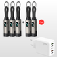 🔥PROMOÇÃO ESPECIAL 50% DE DESCONTO🔥 Cabo de carregamento com porta-chaves e ecrã digital 4 em 1