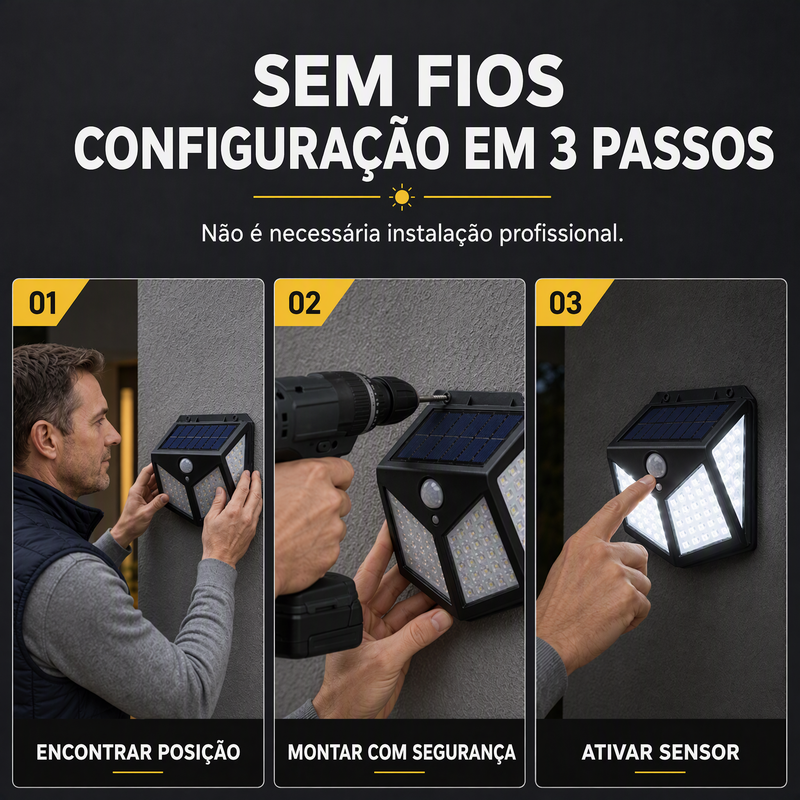 💥OBTENHA 50% DE DESCONTO💥ILUMINE IMEDIATAMENTE O SEU ESPAÇO EXTERIOR COM LUZES SOLARES ATIVADAS POR MOVIMENTO