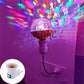 🎅Ideia para presente de Natal com 50% DE DESCONTO -🎁Luz de bola de discoteca giratória colorida💥