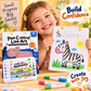 Motor skills workbook for 3-year-olds with 6 activities: tracing lines, copying, early years education, early intervention, concentration exercises, autism