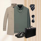 ❄️Winter Hot Sale 50% OFF 🔥Striped Lapel Fake Two-Piece Shirt