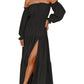 🎉LAST DAY SAEL 60% OFF!!✨💃Women's Off-Shoulder High-Waist Dress