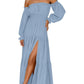 🎉LAST DAY SAEL 60% OFF!!✨💃Women's Off-Shoulder High-Waist Dress
