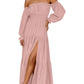 🎉LAST DAY SAEL 60% OFF!!✨💃Women's Off-Shoulder High-Waist Dress