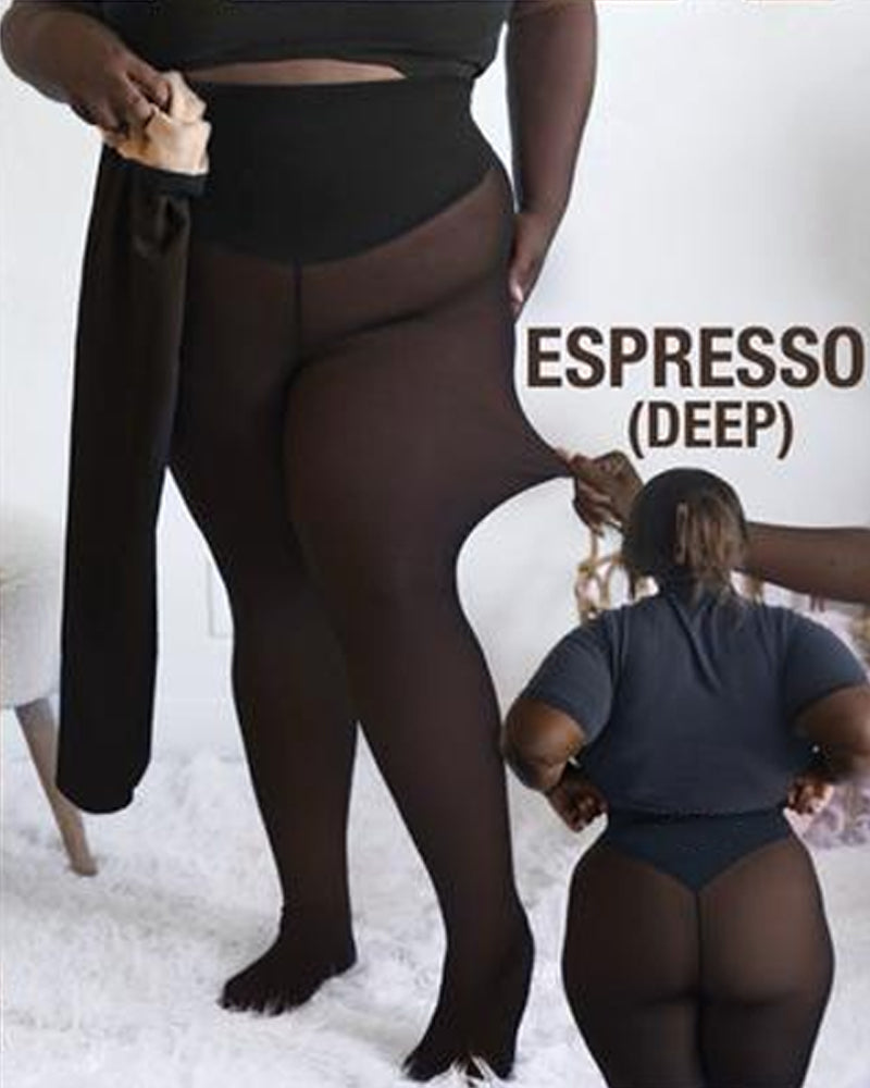 ❄️Offre spéciale 50 % de réduction !!⚡50 000 + VENDU !❄️Leggings en polaire modelants à une couture✨✨Restez au chaud. 💕