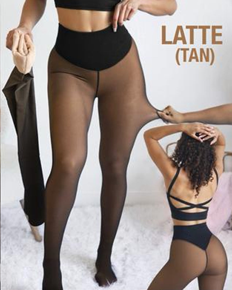 ❄️Offre spéciale 50 % de réduction !!⚡50 000 + VENDU !❄️Leggings en polaire modelants à une couture✨✨Restez au chaud. 💕