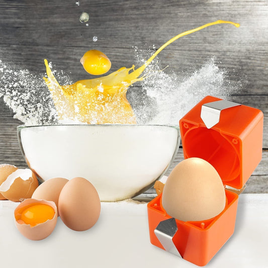 🍳50% DE DESCONTO AGORA! ✨Quebra-ovos rápido – Abridor de ovos de limpeza rápida para cozinha e pastelaria