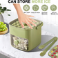 🟧Countertop ice maker with lid and storage bin (48 ice cubes)