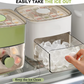 🟧Countertop ice maker with lid and storage bin (48 ice cubes)
