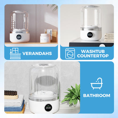 😍 Mini machine à laver portable rechargeable pour sous-vêtements！