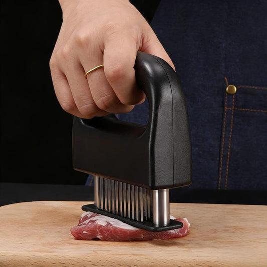 📢📢50% DE DESCONTO !!🎉Macerador de carne com 48 lâminas de aço inoxidável