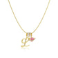 💖 ÚLTIMO DIA – 57% DE DESCONTO ✨ Colares com pingente de 3 camadas com iniciais de A a Z 🎀 | Personalizados e elegantes