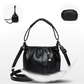 🔥Bolsa de ombro casual em couro macio com pregas