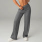 💃 Pantalon Droit Femme – Coupe Ample, Tissu Souple & Élégance Quotidienne ✨