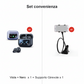 Auscultadores com clipe e ecrã a cores, compatíveis com 134 idiomas, Bluetooth V6.0, à prova de água, com design ergonómico e até 40 horas de autonomia da bateria.