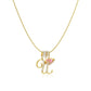💖 ÚLTIMO DIA – 57% DE DESCONTO ✨ Colares com pingente de 3 camadas com iniciais de A a Z 🎀 | Personalizados e elegantes