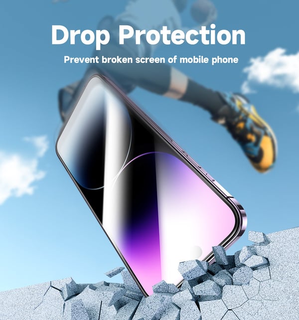 🔥VENTE CHAUDE📱 Protecteur d'écran pour iPhone, Samsung – Transparent comme du cristal, résistant aux rayures, toucher ultra doux, protection de la vie privée, protection des yeux polarisée circulaire, installation facile