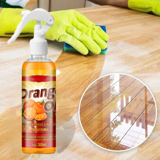 Spray para pavimentos de madeira com cera de abelha ScratchErase – Limpa, devolve o brilho e remove riscos