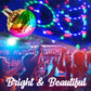 🎅Ideia para presente de Natal com 50% DE DESCONTO -🎁Luz de bola de discoteca giratória colorida💥