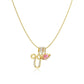 💖 ÚLTIMO DIA – 57% DE DESCONTO ✨ Colares com pingente de 3 camadas com iniciais de A a Z 🎀 | Personalizados e elegantes