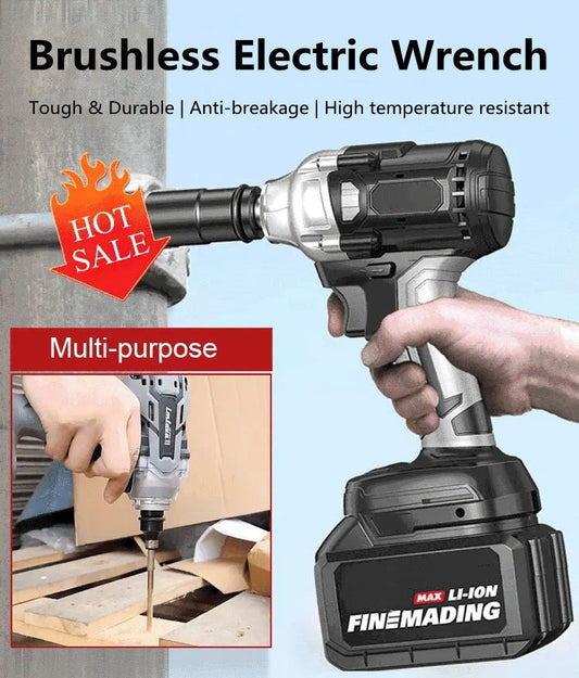 💥🔧 Promoção quente! Chave elétrica sem escovas para potência e precisão máximas