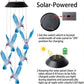 🦋 Dê um toque especial ao seu jardim✨Sinos de vento solares com desenhos criativos de pássaros