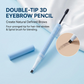 💗COMPRE 1 E GANHE 1 GRÁTIS!!🌿✨ Diga adeus às sobrancelhas ralas e irregulares – Caneta de microblading 3D de ponta dupla para resultados naturais e duradouros! ✨