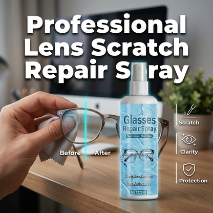 💥ÚLTIMO DIA DE PROMOÇÃO: 50% DE DESCONTO💥 Spray para reparação de riscos nas lentes 👓✨ – Removedor de micro-riscos, sem deixar marcas, seguro para revestimentos