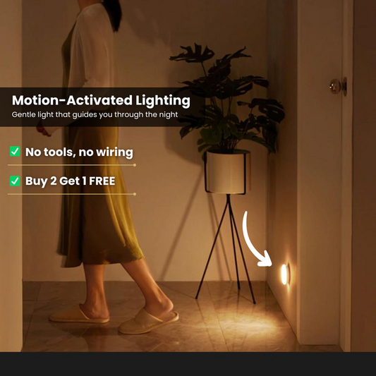 💎Luz LED com sensor de movimento e baixo consumo energético – recarregável por USB, acende automaticamente no escuro e instalação magnética fácil🌙