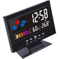 🌡️ ✨ Estação meteorológica digital LED - Monitor de temperatura e humidade com previsão meteorológica e despertador de mesa 📊⏰