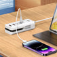 ⌛ Apenas mais 3 dias – 50% em tudo! ⏰Tomada multifuncional de carregamento rápido – 2PD + 2USB
