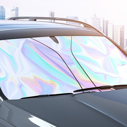 Pára-sol dobrável para o para-brisas do carro