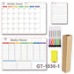 🎊Envio gratuito🎊Conjunto de calendários magnéticos apagáveis