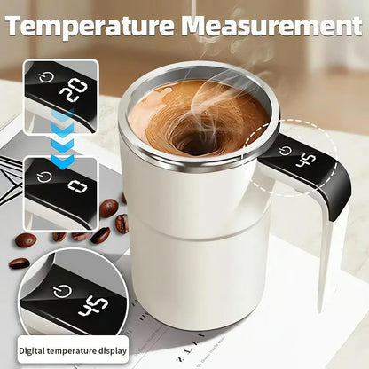 ☕ Conjunto de copos magnéticos automáticos para misturar café com carregamento | SALDOS DE NATAL 50% DE DESCONTO | Autoaquecimento e mistura silenciosa | O gadget tecnológico ideal para os amantes de café 🎄✨