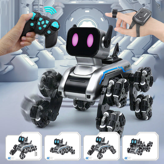 💥Ofertas em promoção🐶Robô acrobático inteligente de oito rodas🖤Escalada, transformação, deteção de gestos