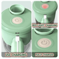 4-in-1 manual electric vegetable cutter setMultifunction cordless food processor