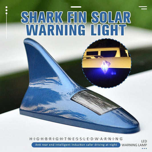 Luz LED com antena de teto em forma de barbatana de tubarão para carros movidos a energia solar
