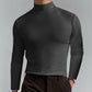 🔥 T-shirt Slim Fit com gola para homem - Elástica e respirável para o ginásio ou para uso diário, estilo moderno e confortável🏃‍♂️📦