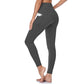 Leggings de ioga de cintura alta com reforço nas nádegas, controlo abdominal e bolso lateral