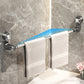 🛁✨ Suporte de toalha retrátil com ventosa, leve e luxuoso, sem necessidade de furos.