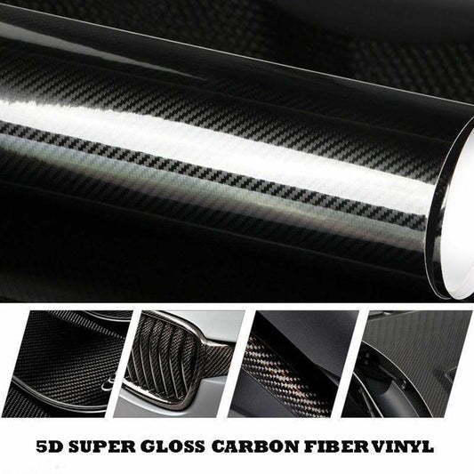 Revestimento em vinil com efeito de fibra de carbono para automóveis（127*30cm）