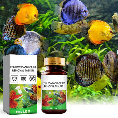 🎉Compre 2 e ganhe 1 grátis🎉Pastilhas para remoção de cloro para lagos e aquários