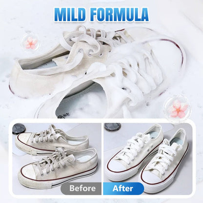 Spray nettoyant rapide et portable pour chaussures blanches