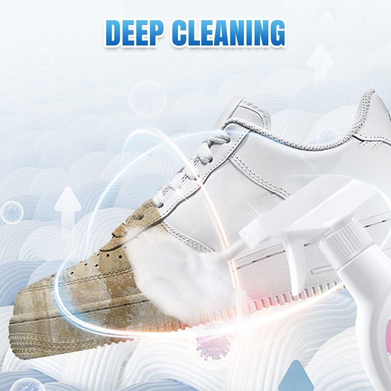 Spray nettoyant rapide et portable pour chaussures blanches