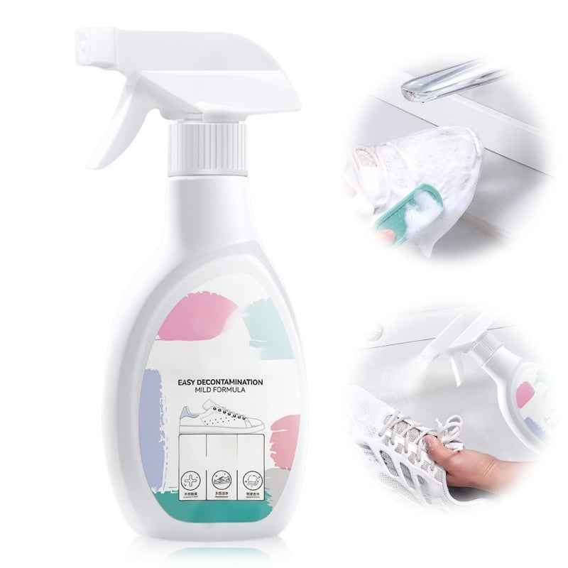 Spray nettoyant rapide et portable pour chaussures blanches